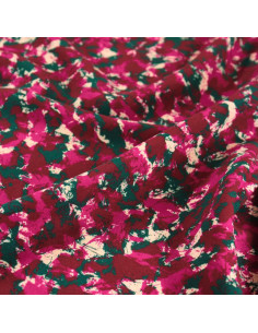 Tecido viscose Granite Bordeaux - Églantine & Zoé