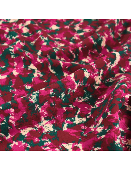 Tecido viscose Granite Bordeaux - Églantine & Zoé