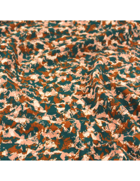 Tecido viscose Granite Verde - Églantine & Zoé