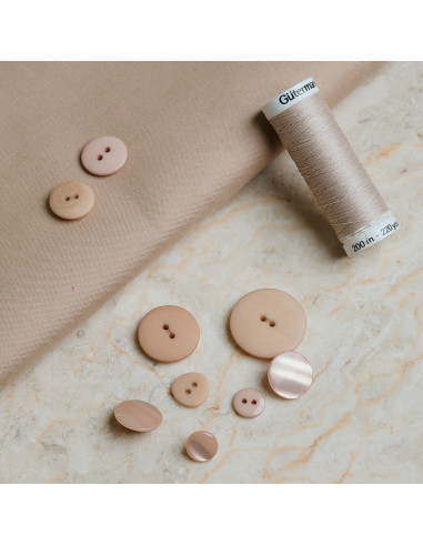 Tecido de algodão repelente à água Trench Sandy Sand - Atelier Brunette