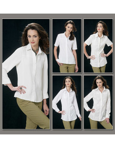 Molde de blusa - Vogue 8689