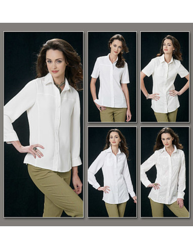 Molde de blusa - Vogue 8689