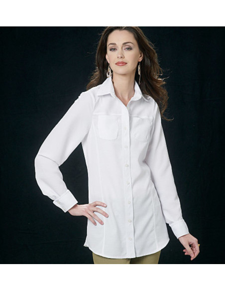 Molde de blusa - Vogue 8689