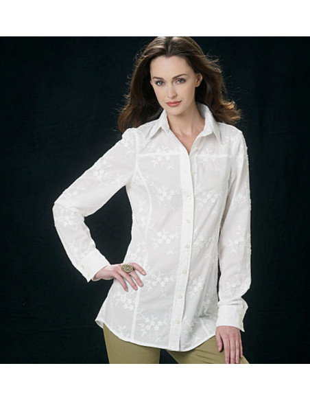 Molde de blusa - Vogue 8689