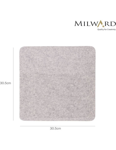 Tapete de engomar de lã 30,5 cm x 30,5 cm Milward