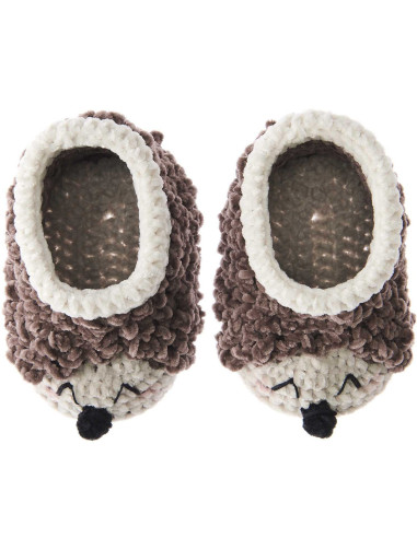 Kit de crochê Botinhas de Bebê - Ouriço