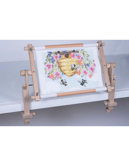 Grampo de mesa ajustável para bastidor de tapeçaria e ponto cruz