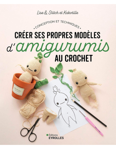 Livro criar seus próprios modelos de amigurumis em crochê