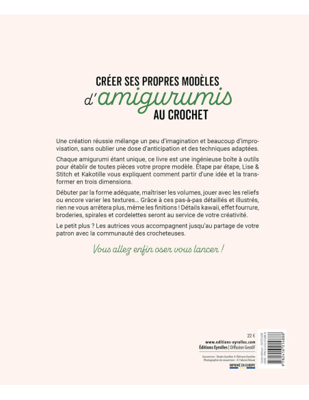 Livro criar seus próprios modelos de amigurumis em crochê