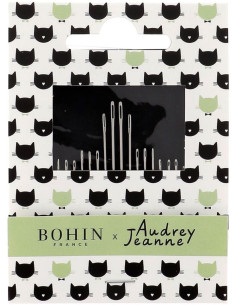 Estojo de 20 agulhas de costura e remendo Bohin x Audrey Jeanne
