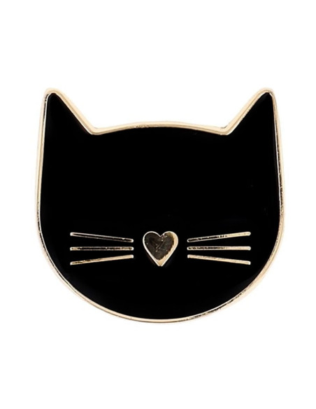 Porta-agulhas magnético Bohin - Gato preto