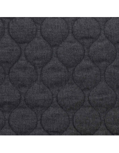 Tecido de algodão acolchoado wave - Denim chambray 2