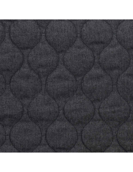 Tecido de algodão acolchoado wave - Denim chambray