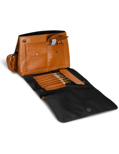 Bolsa de armazenamento para agulhas de crochê Muud Fee - Whisky
