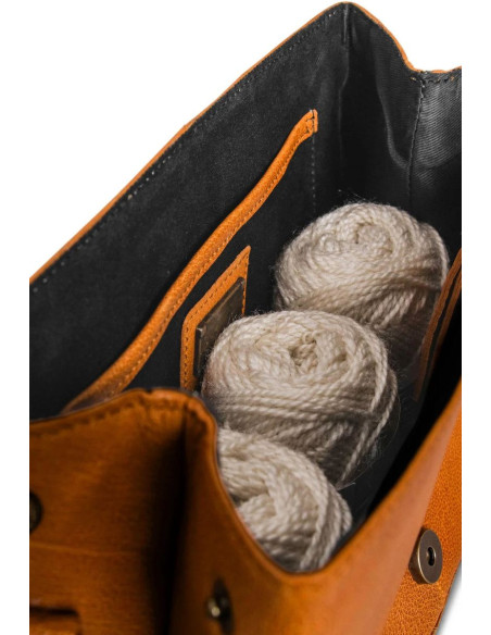 Bolsa de armazenamento para agulhas de crochê Muud Fee - Whisky
