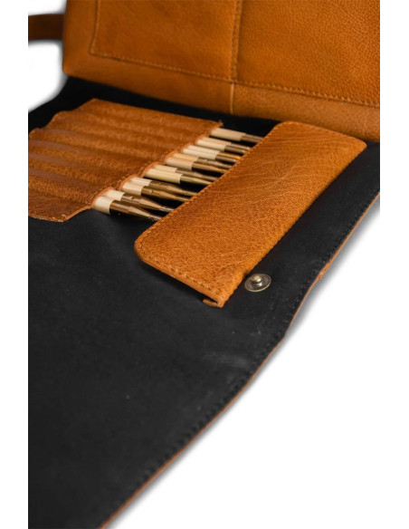 Bolsa de armazenamento para agulhas de crochê Muud Fee - Whisky