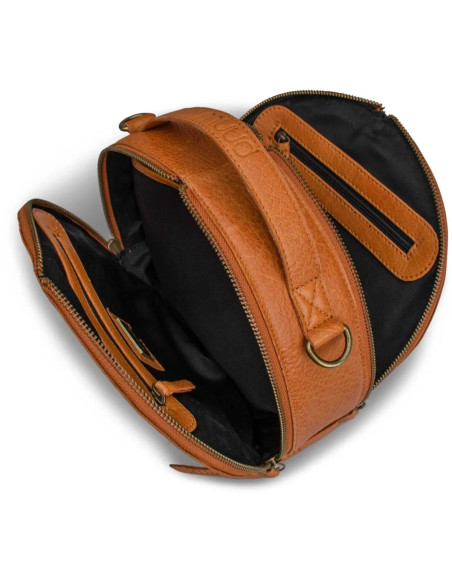 Bolsa de ombro redonda Muud Bella - Whisky