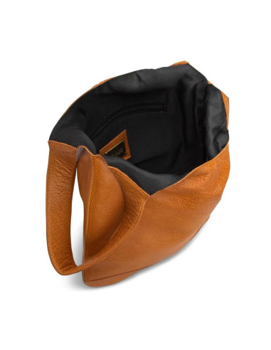 Bolsa shopper de couro Muud Dzana - Whisky