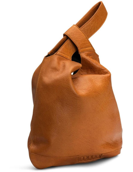 Bolsa shopper de couro Muud Dzana - Whisky
