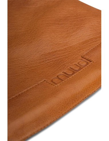 Bolsa shopper de couro Muud Dzana - Whisky