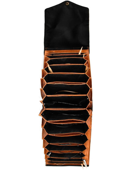 Estojo para agulhas intercambiáveis Muud Betina XL - Whisky