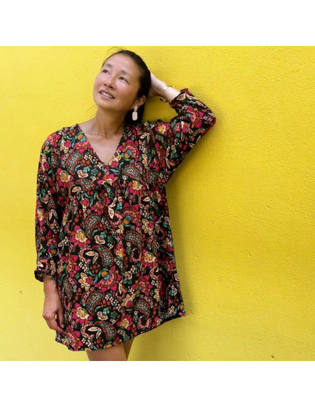 Tecido viscose flamê Bohemian - My Dress Made