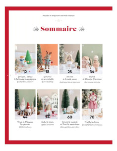 Livro de bonecas e amigurumis de Natal nórdico em crochê 2