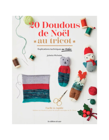 Livro 20 bonecos de Natal em tricô
