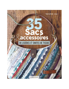 Livro 35 sacos & acessórios em bordas e retalhos de tecidos
