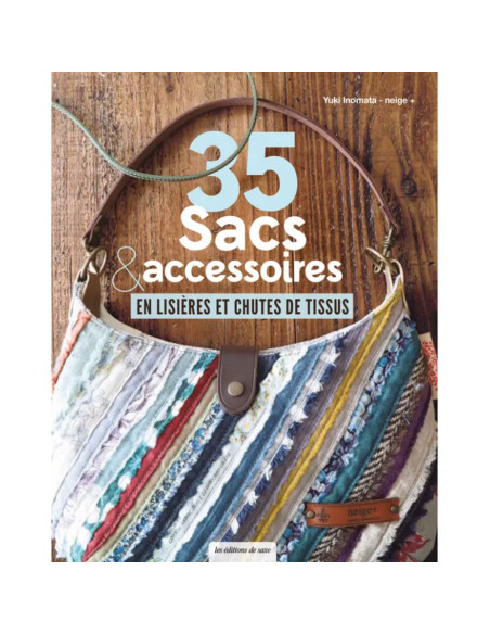 Livro 35 sacos & acessórios em bordas e retalhos de tecidos