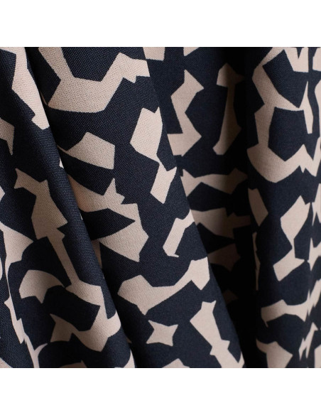 Tecido viscose Ekko Deep Charcoal - Atelier Brunette