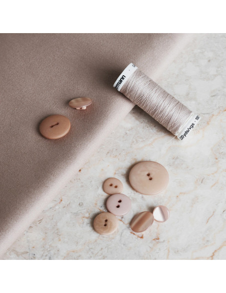 Tecido gabardine de algodão light Sandy Sand - Atelier Brunette