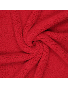 Tecido sherpa - Vermelho