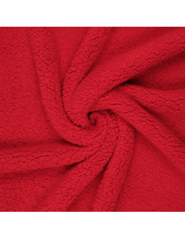 Tecido sherpa - Vermelho