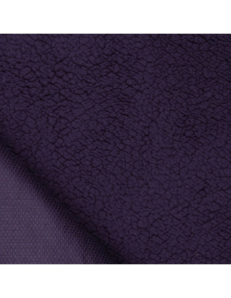 Tecido sherpa - Roxo escuro