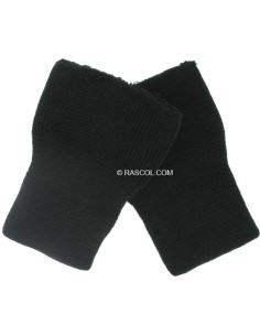 Conjunto de 2 pulseiras tricotadas - Preto