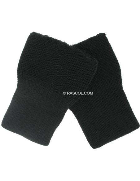 Conjunto de 2 pulseiras tricotadas - Preto