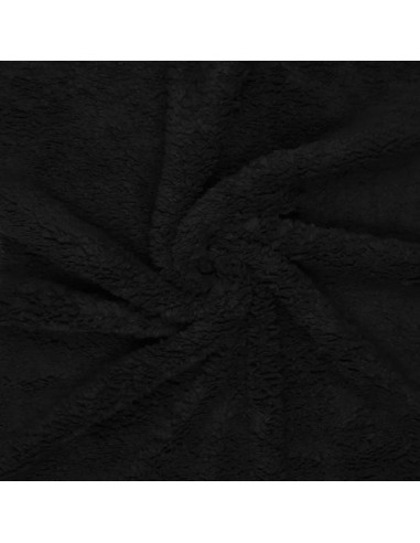 Tecido sherpa - Preto