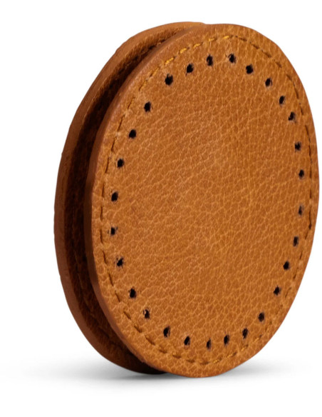 Fecho magnético para costurar em couro Muud Frida - Whisky