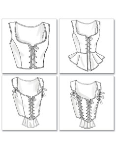 Molde de espartilhos - Butterick 4669