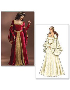 Molde de vestido medieval - Butterick 4571
