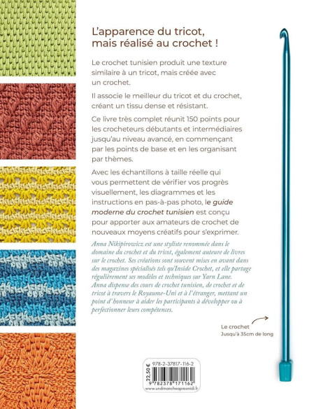 Livro o guia moderno do crochê tunisiano