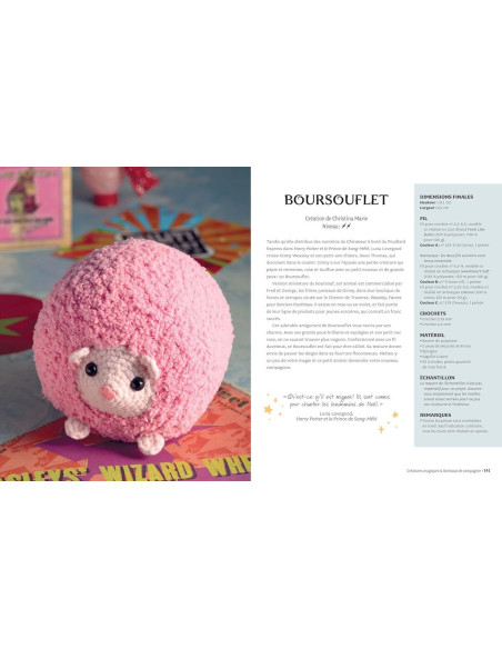 Livro Harry Potter: a magia do crochê amigurumi