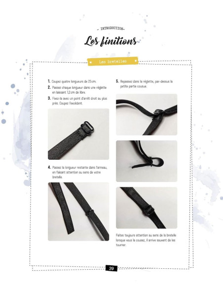 Livro de pequenas roupas para costurar: Calcinha, sutiã, pijama, body, fato de banho