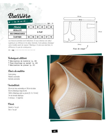 Livro de pequenas roupas para costurar: Calcinha, sutiã, pijama, body, fato de banho