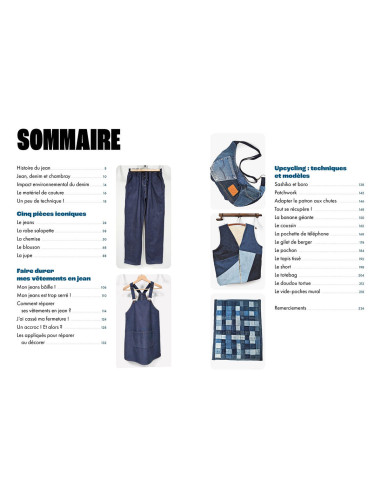 Livro costurar o jeans