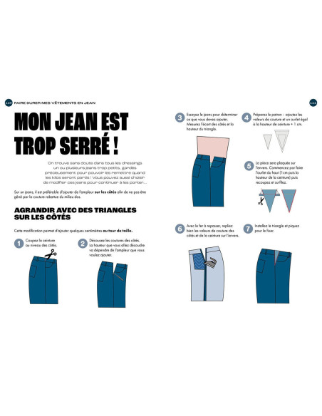 Livro costurar o jeans
