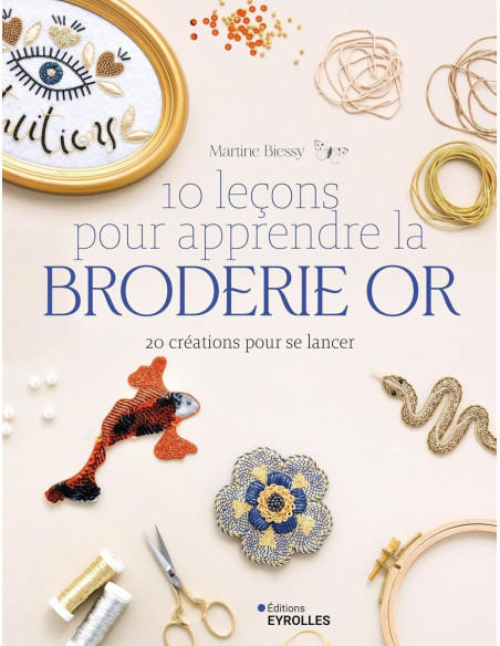 Livro 10 lições para aprender bordado em ouro