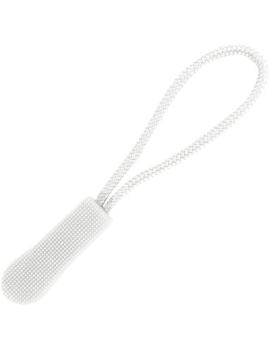Cordão de puxar para fecho de correr - Branco