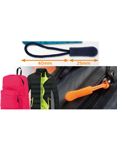 Cordão de puxar para fecho de correr - Branco